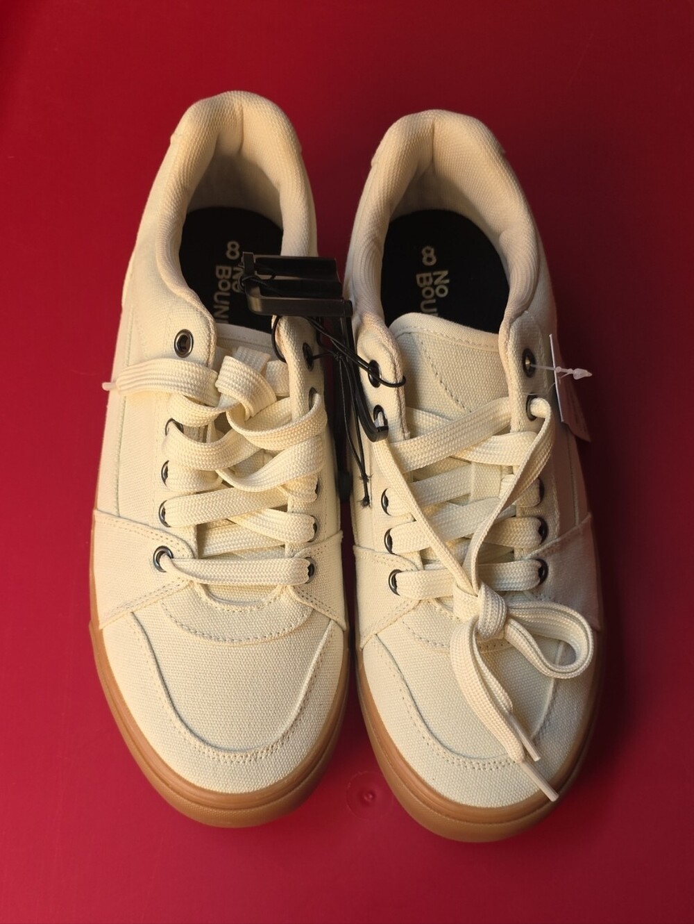 No Boundaries Men's Canvas Skate 2.0 Low Top Sneakers
